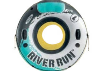 Intex Надувне крісло 56825 EU (6) "Рівер Ран", d = 135 см, з ручками, підсклянники, трос, в коробці