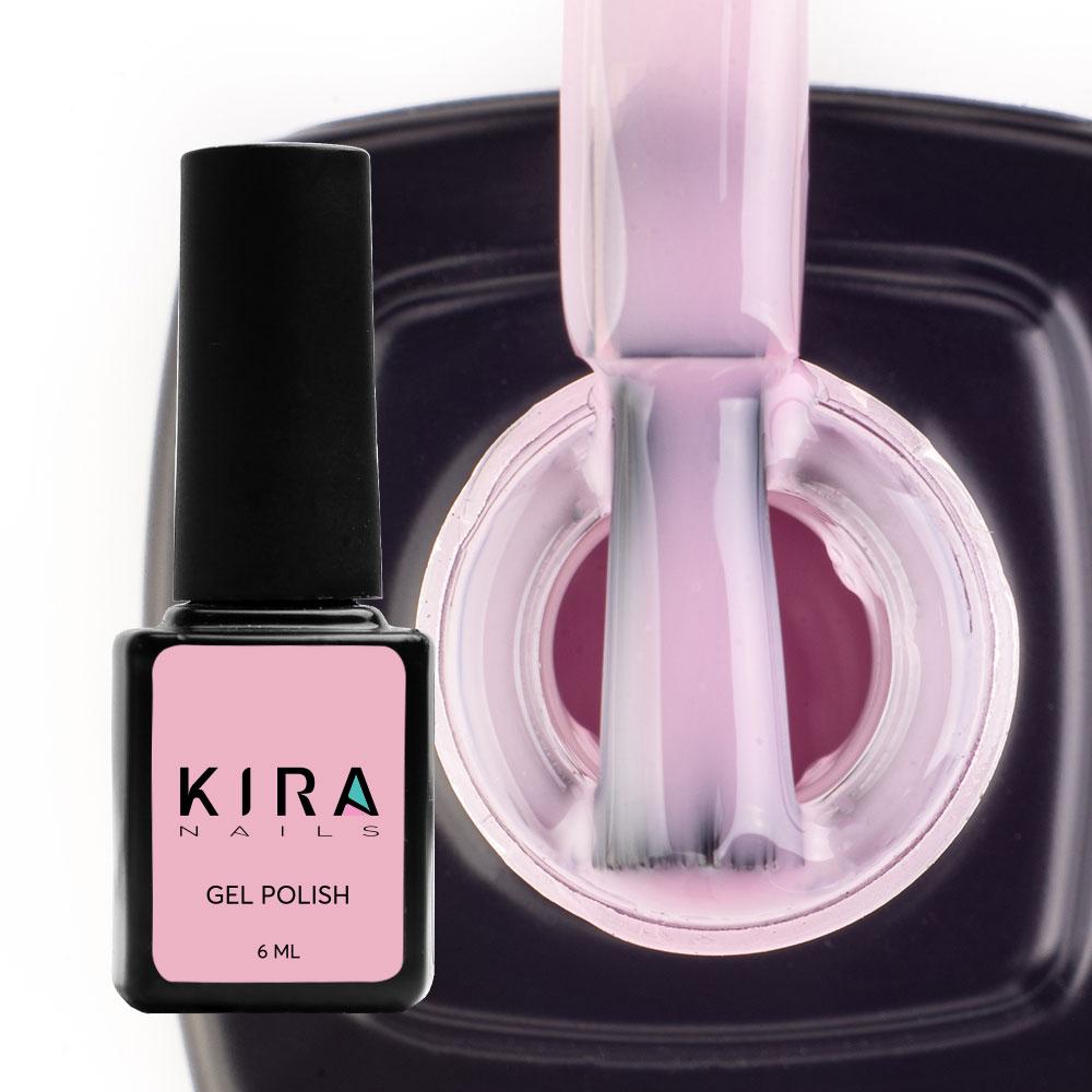 Гель-лак Kira Nails №004, 6 мл (рожевий камуфляж)