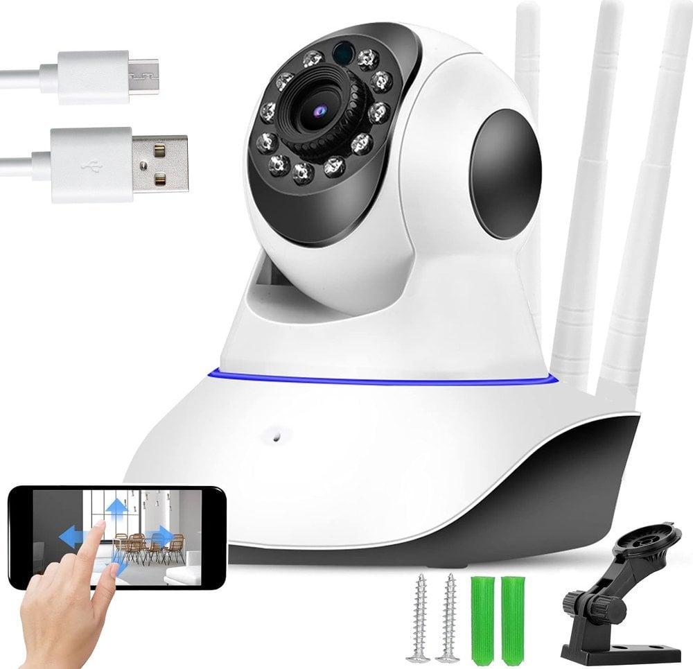 Nanny Verk IP-камера wifi радіоняня поворотний аудіо внутрішній датчик руху IP камера wifi радіоняня обертовий аудіо внутрішній