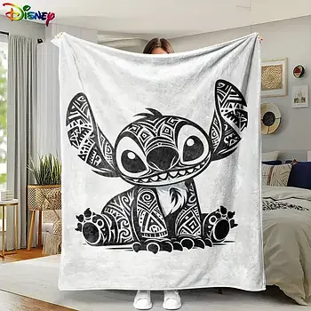 Плюшевий плед ковдра покривало Ліло та Стіч Lilo & Stitch 150х200 см