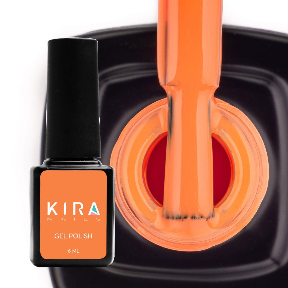 Гель-лак Kira Nails №021, 6 мл (помаранчевий)