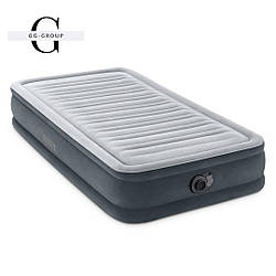 Intex Велюр матрац 67766 ND (3) одномісний, з вбудованим насосом 220V, розмір 191х99х33см