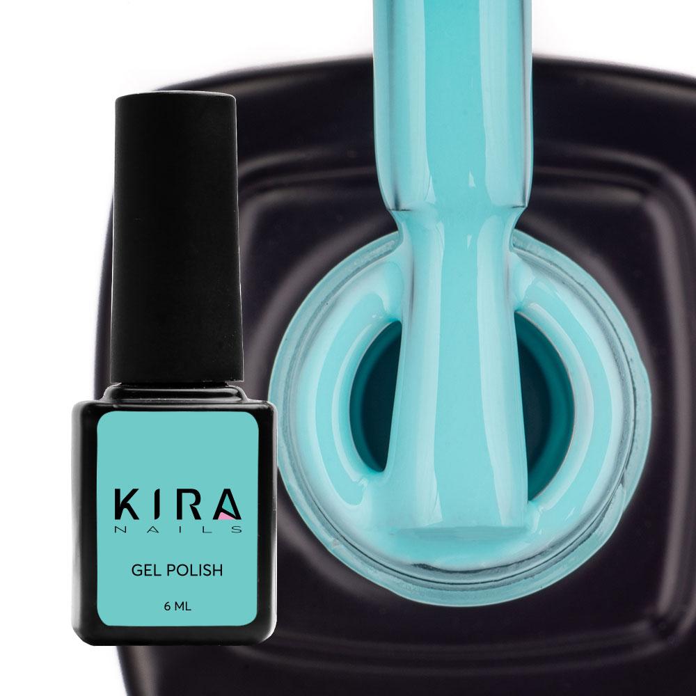 Гель-лак Kira Nails №027, 6 мл (блакитний)