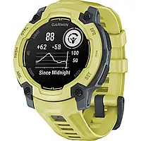 Смарт-часы Garmin Instinct E 45mm Electric Lime with Electric Lime Band с GPS, пульсометром, стрессом