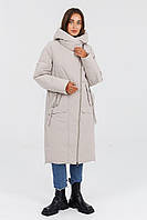 Пуховик парка жіночий Срібло 46-60