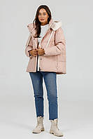 Зимова куртка зефірка жіноча Рожевий зефір 42-54