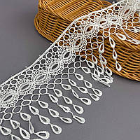 Мереживо макраме Sindtex 11 см - теплий білий