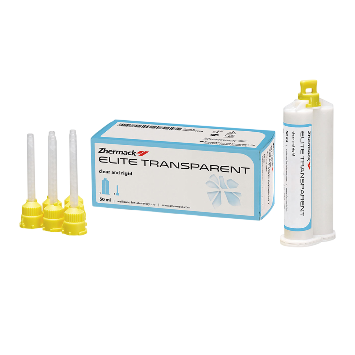 ELITE TRANSPARENT, 50ml, для створення ключів в зуботехнічній лабораторії А-силікон, фото 1