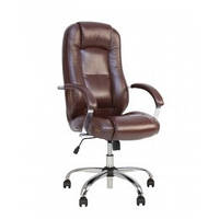 Крісло шкіряне MODUS STEEL CHROME COMFORT (MPD) LE