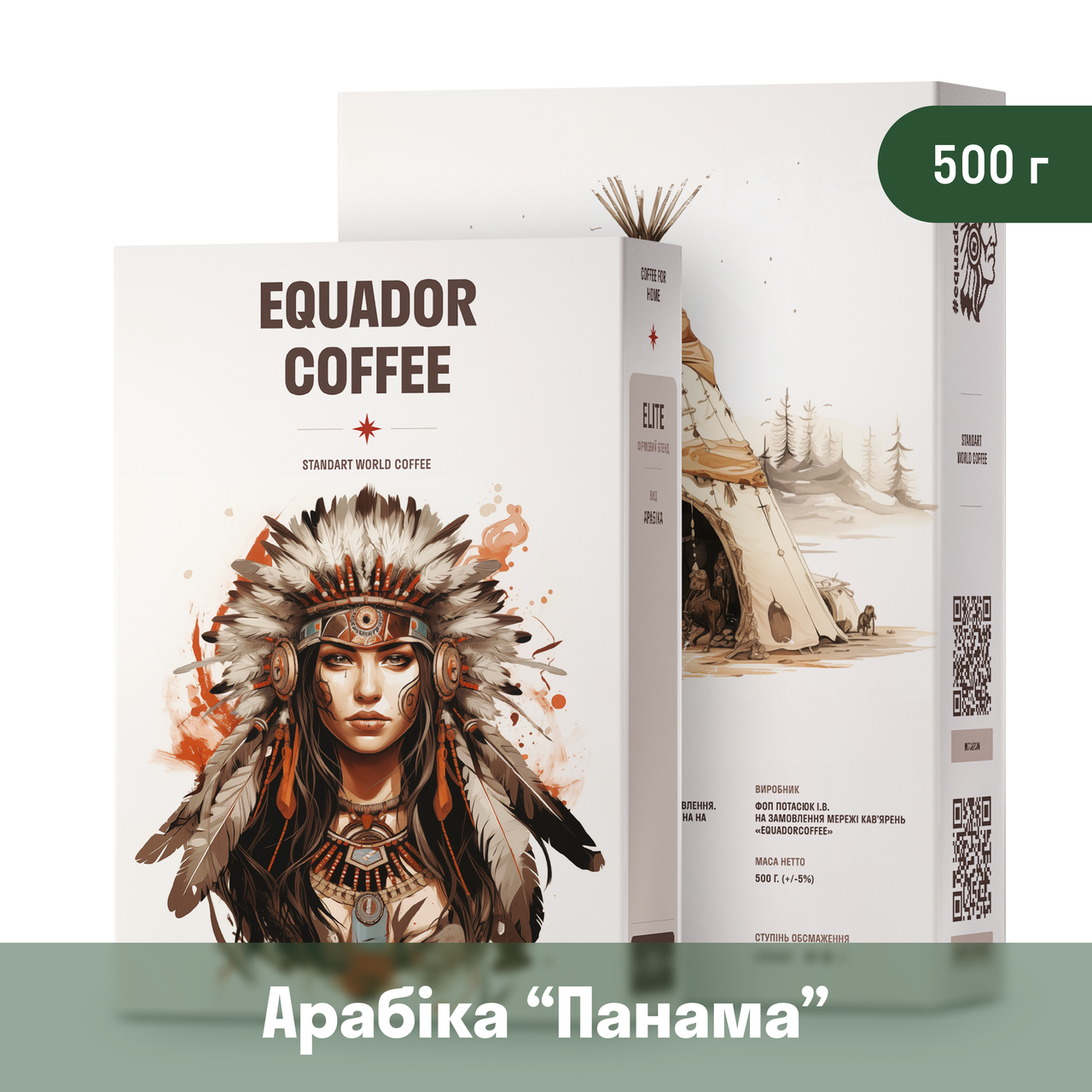 Кава арабіка Панама для кавомашини 500 г