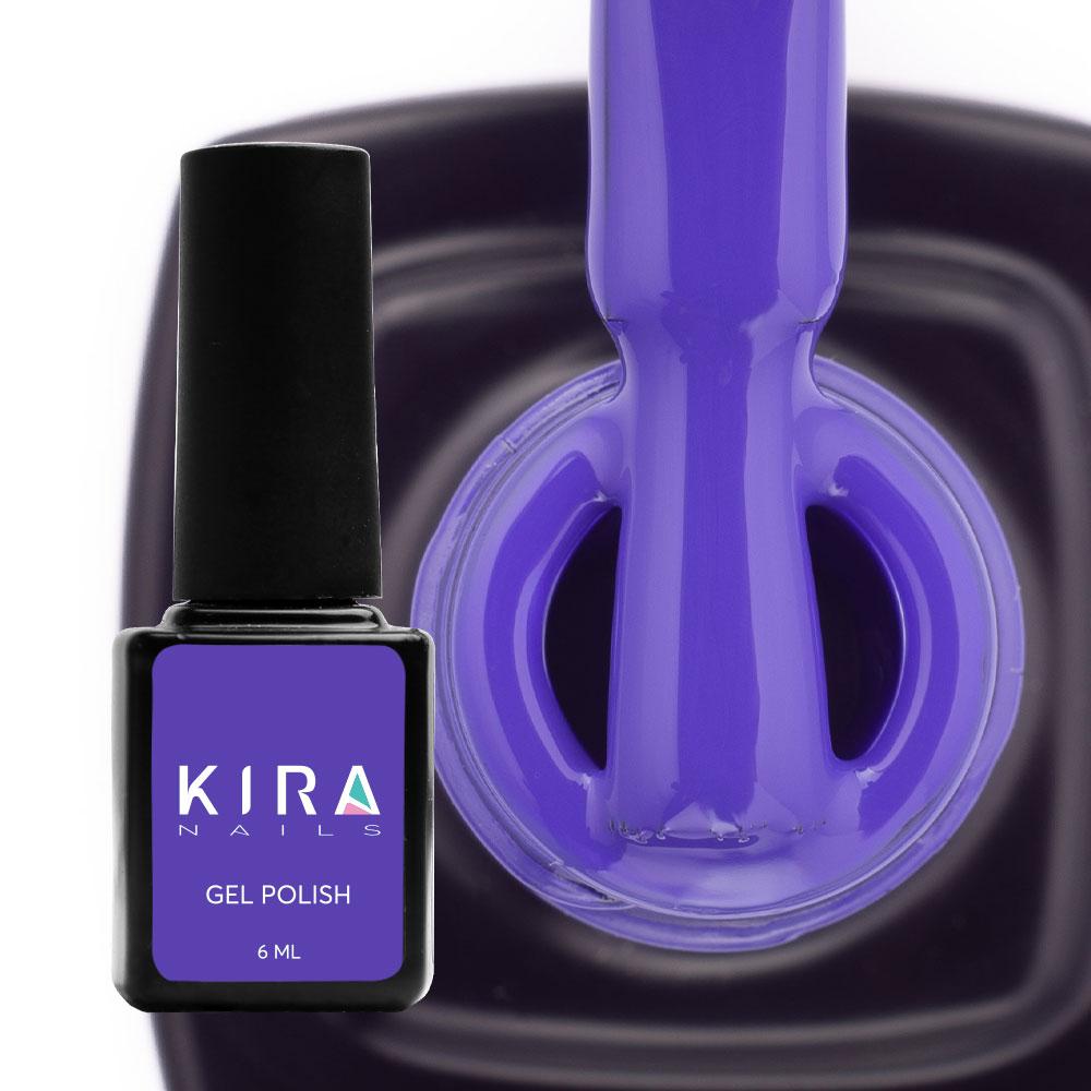 Гель-лак Kira Nails №156, 6 мл (яскраво-синій)