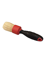 Коротка натуральна щітка пензель - MaxShine Natural Boar’s Hair Detailing Stubby Brush (WB64)