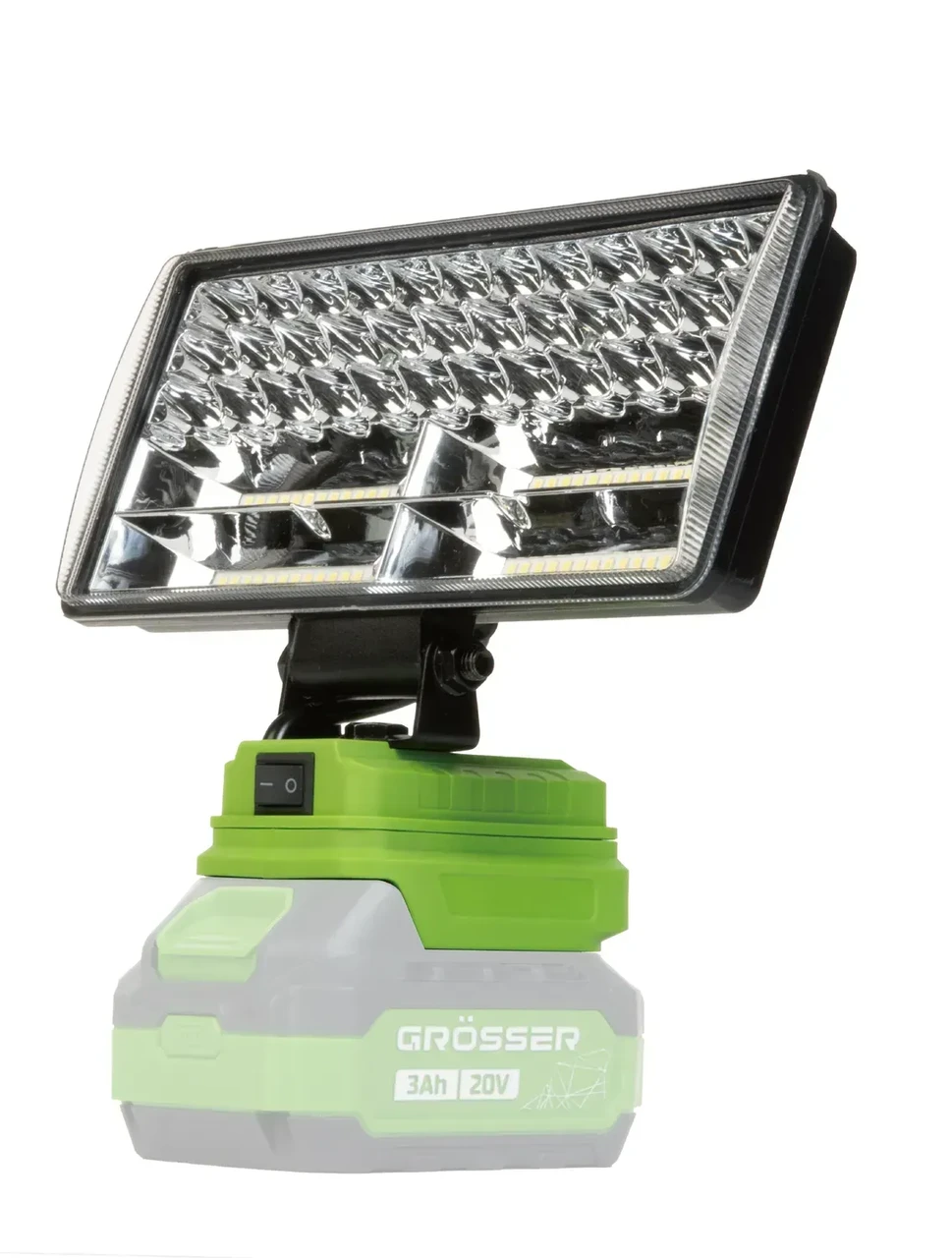 Акумуляторний світлодіодний прожектор GRОSSER GED320 (без АКБ та ЗП), фото 1
