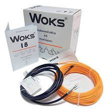 Woks 10 — універсальний, тонкий нагрівальний кабель, діаметр 4 мм