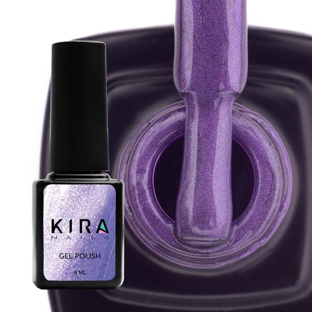 Гель-лак Kira Nails Cat eyes №006, 6 мл (фіолетовий)