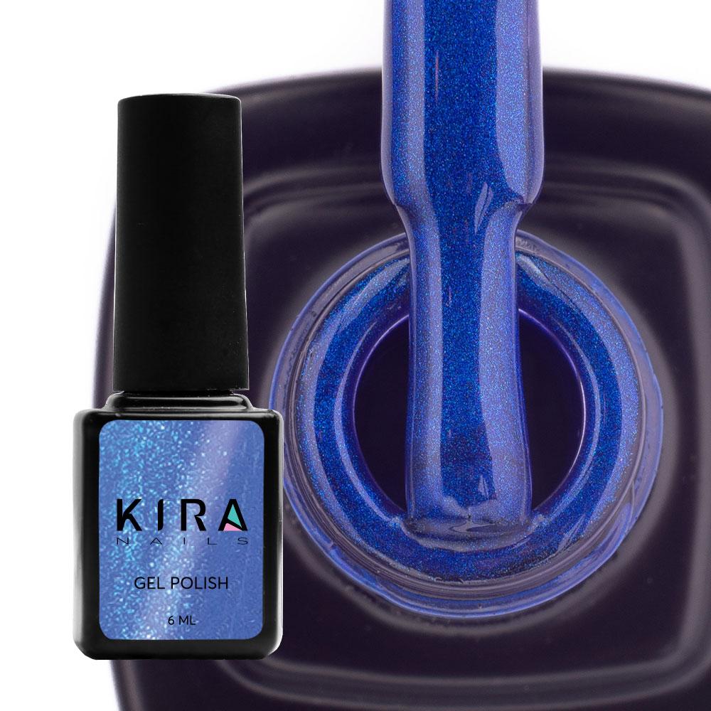 Гель-лак Kira Nails Cat eyes №008, 6 мл (насичений синій)