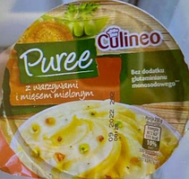 Картопляне пюре з овочами та фаршем швидкого приготування Culineo