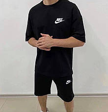 Костюм літній чоловічий (шорти/футболка), двунитка M(48-50) L(52-54) (5) беж1364-1691, фото 4