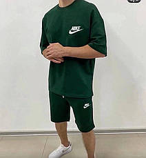 Костюм літній чоловічий (шорти/футболка), двунитка M(48-50) L(52-54) (5) беж1364-1691, фото 6