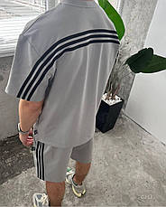 Костюм літній чоловічий (шорти/футболка), двунитка M(48-50) L(52-54) (5) беж1364-1724, фото 5