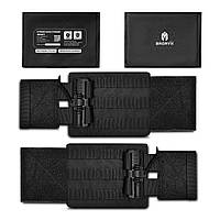 Камербанд S Tactical Series + М'який балістичний пакет (200x150мм) 2 клас захисту. Чорний S (416SBP20 -2CL-b) DS
