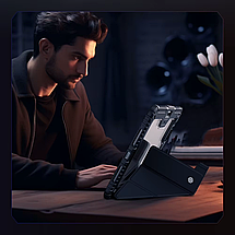 Чехол книжка Nillkin Bumper Pro Origami на Xiaomi Pad 7 (11.2") / синий, фото 6