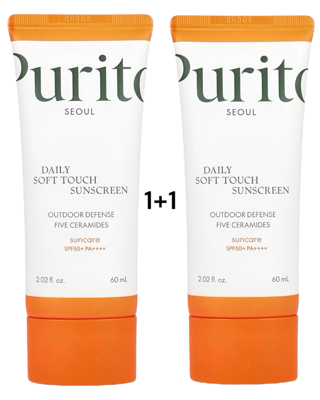 Сонцезахисний крем Purito Seoul Daily Soft Touch Sunscreen SPF 50+ PA++++ 60 ml, фото 1