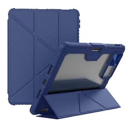 Чехол книжка Nillkin Bumper Pro Origami на Xiaomi Pad 7 (11.2") / синий, фото 1