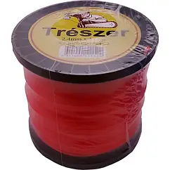 Волосінь мотокоси TRÉSZER 2,4 мм, 117 м зірочка