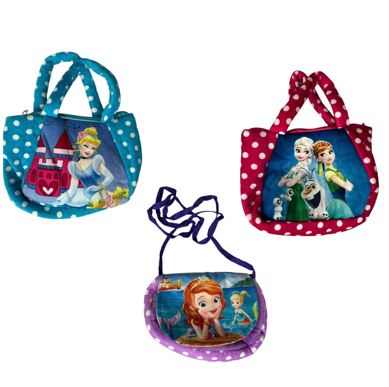 Сумочка Принцеси (м'яка, на блискавці) E12424/E12425, фото 1