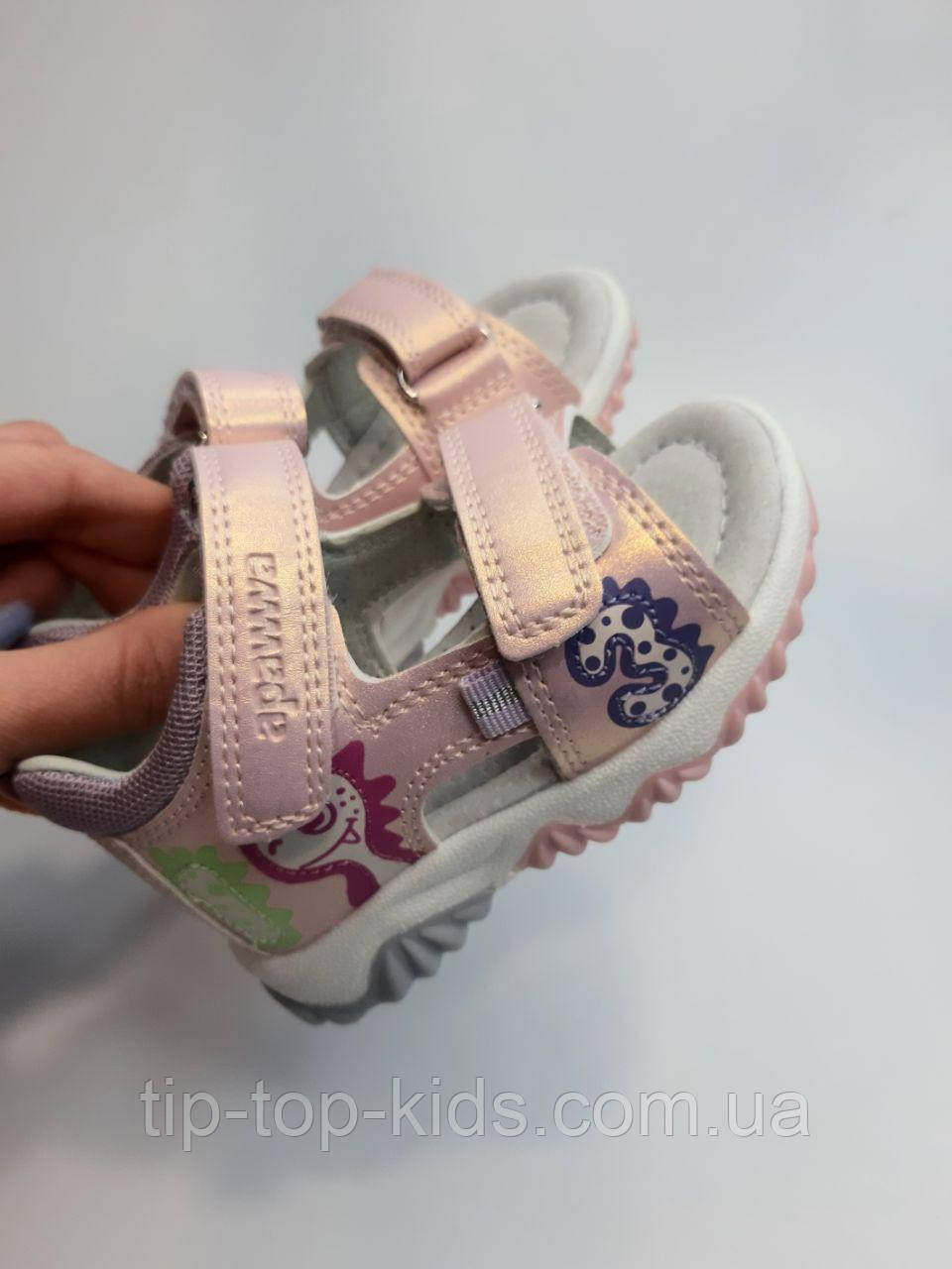 Босоніжки для дівчинки Apawwa 3303 pink рожеві р.21-26, фото 1