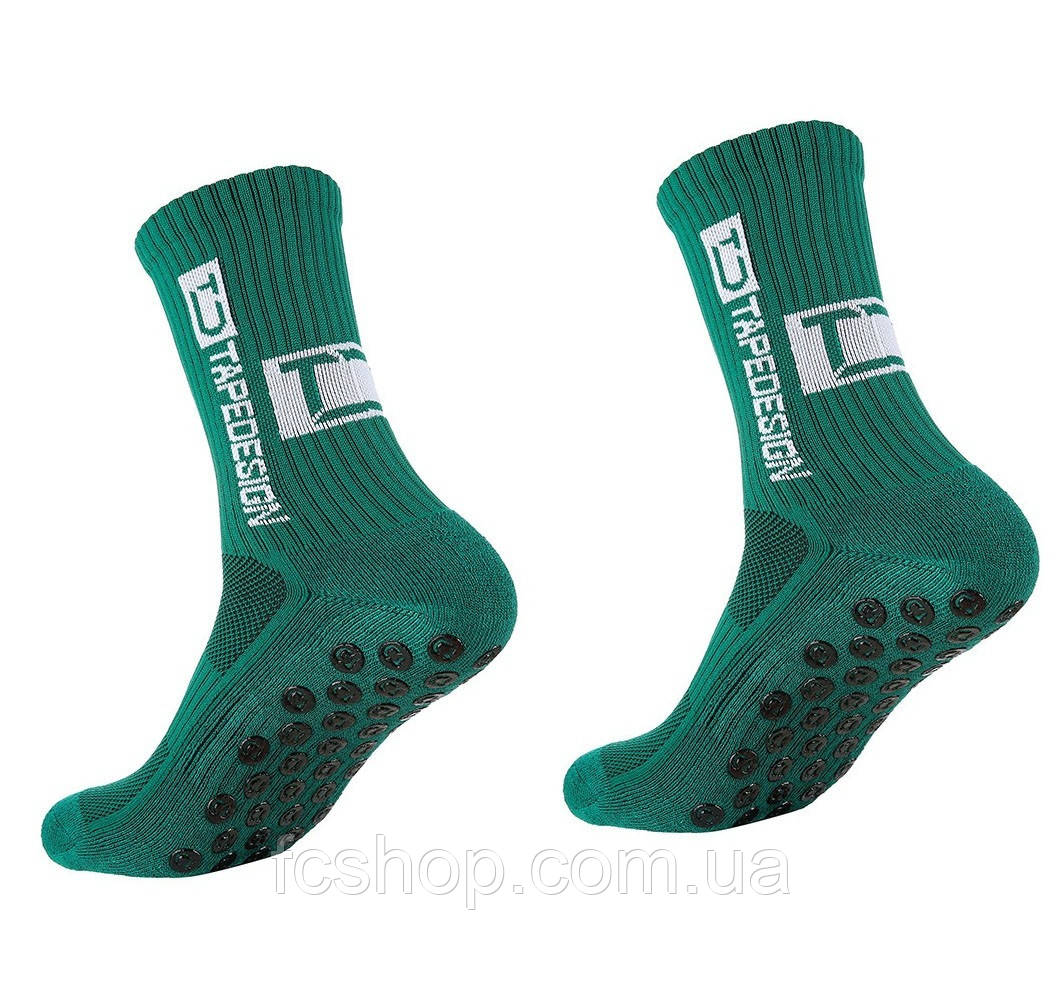 Шкарпетки FOOTBALL SOCKS TapeDesign (зелений) ATTD-L-010, Зелений, Розмір (EU) — 39-44