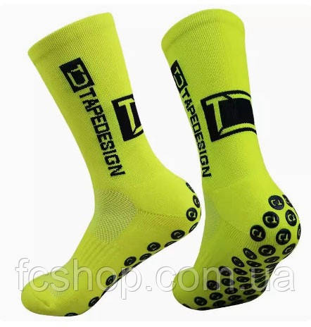 Шкарпетки FOOTBALL SOCKS TapeDesign (неоновий) ATTD-L-007, Неоновий, Розмір (EU) — 39-44