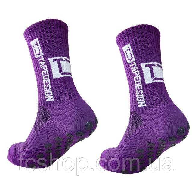 Шкарпетки FOOTBALL SOCKS TapeDesign (фіолетовий) ATTD-L-012, Фіолетовий, Розмір (EU) — 39-44