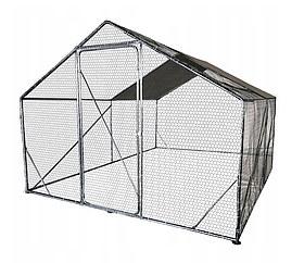 Вольєр PetZone 400x300x200 см 12 м² сітчастий загін для курей качок і гусей