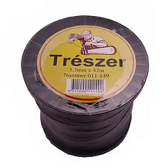 Волосінь мотокоси TRÉSZER 3,3 мм, 42 м квадрат армована