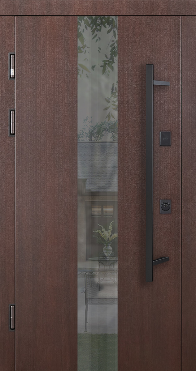 Вхідні двері з терморозривом Queen Termix Венге, фото 1