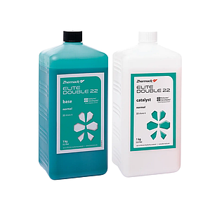 Elite Double 22 Normal А-силікон для дублювання моделей, 1 кг (база) + 1 кг