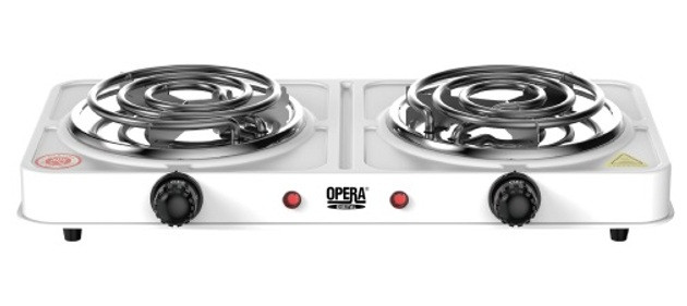 Плита електрична двоконфорочна спіральна настільна Opera Op-5713 Op