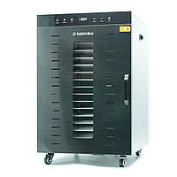 Комерційний дегідратор Tekhniko DH-20H-BK (20 сталевих лотків) – сушарка для фруктів та м’яса