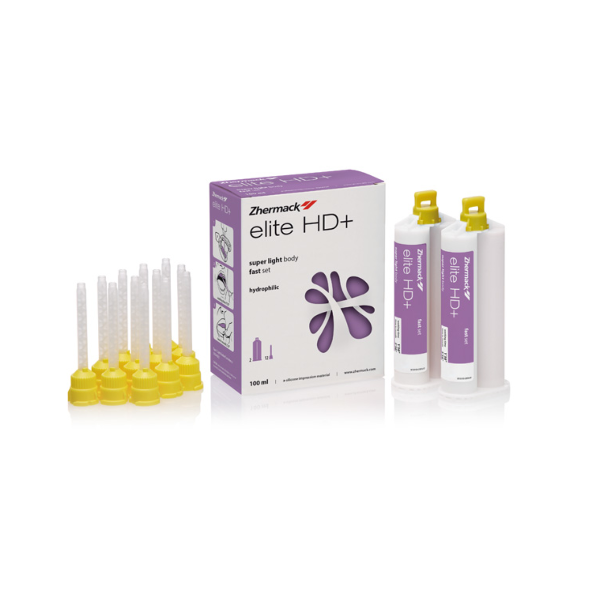 ELITE HD+ SUPER LIGHT, 2 картріджа по 50ml, А-силікон, фото 1