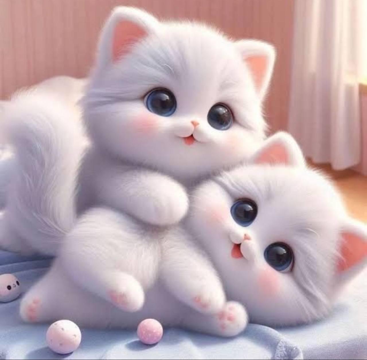 Алмазна мозаїка Милі кошенята 20x20см Dreamtoys (S10184), фото 1