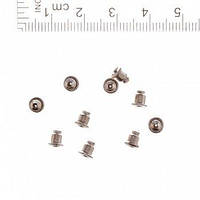 Заглушки 0,5см сріблясті (20шт)