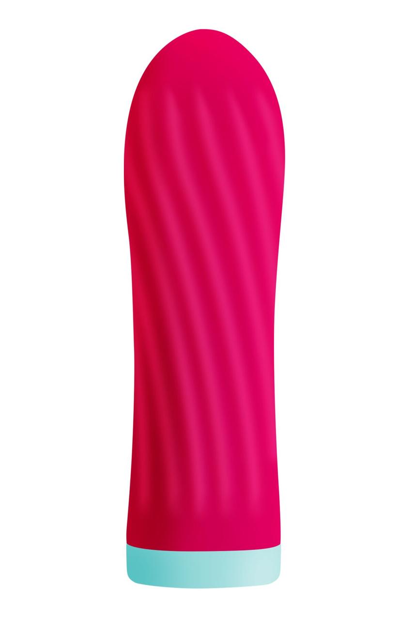 Віброкуля S Pleasures Bullets Twist & Shout Cerise, яскраво-рожева, ребриста поверхня, 10 режимів - SX1605, фото 1