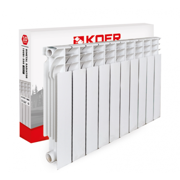 Радіатор біметалевий Koer 500/100 GOLF, фото 1