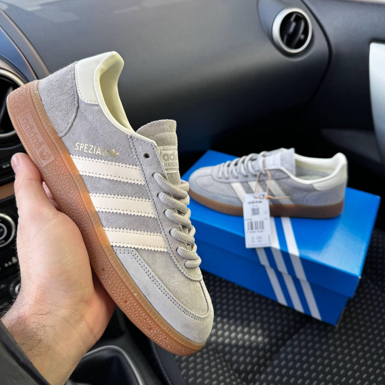 Жіночі кросівки Adidas Spezial wonder Grey Кеди Адідас Спеціал Сірі замшеві демісезонні