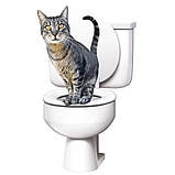 Система привчання кішок до унітаза Citi Kitty Cat Toilet Training ART 8631/ HP 001 лоток на унітаз, фото 6