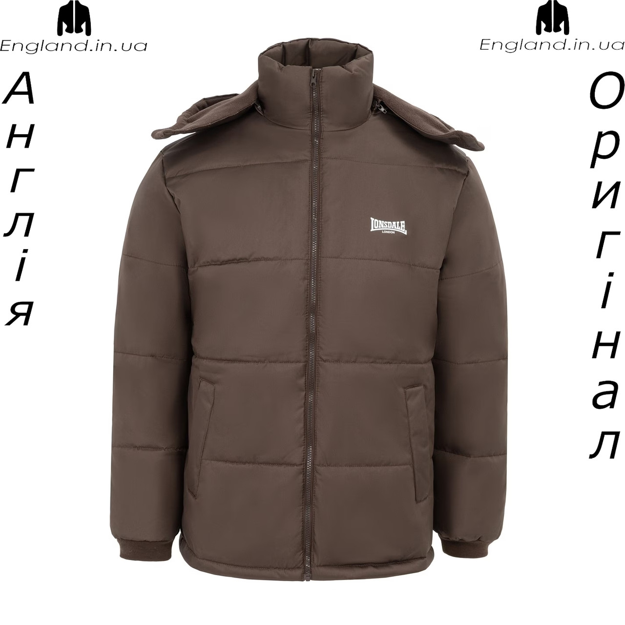 Куртка стьогана чоловіча Lonsdale (Лонсдейл) з Англії - демісезонна водонепроникна, фото 1