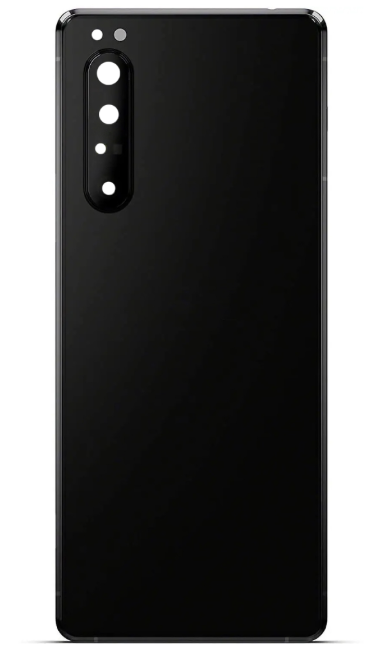 Задня кришка Sony Xperia 1 II XQ-AT51 /AT52 чорна, оригінал PRC + скло камери, фото 1