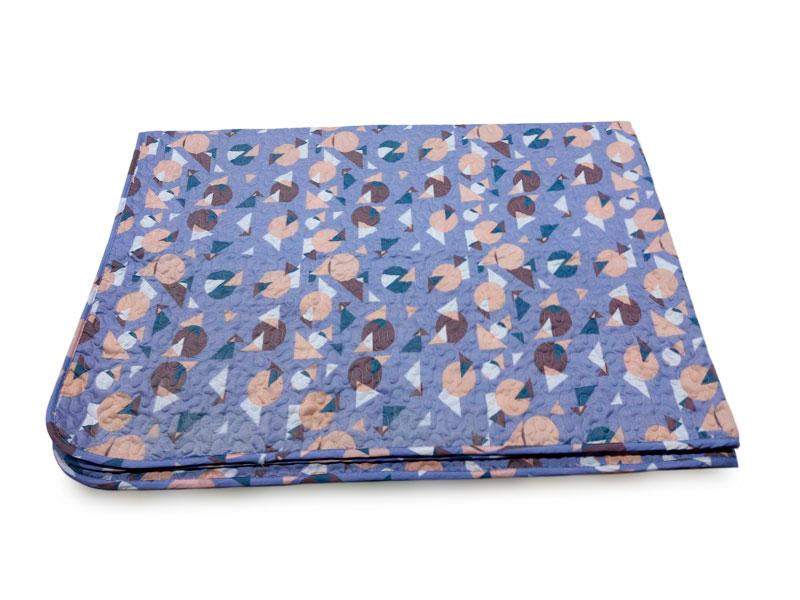 Ковдра-Покривало поліестер (П-906) Leleka-Textile 172х205 кольорова (1884/6425), фото 1